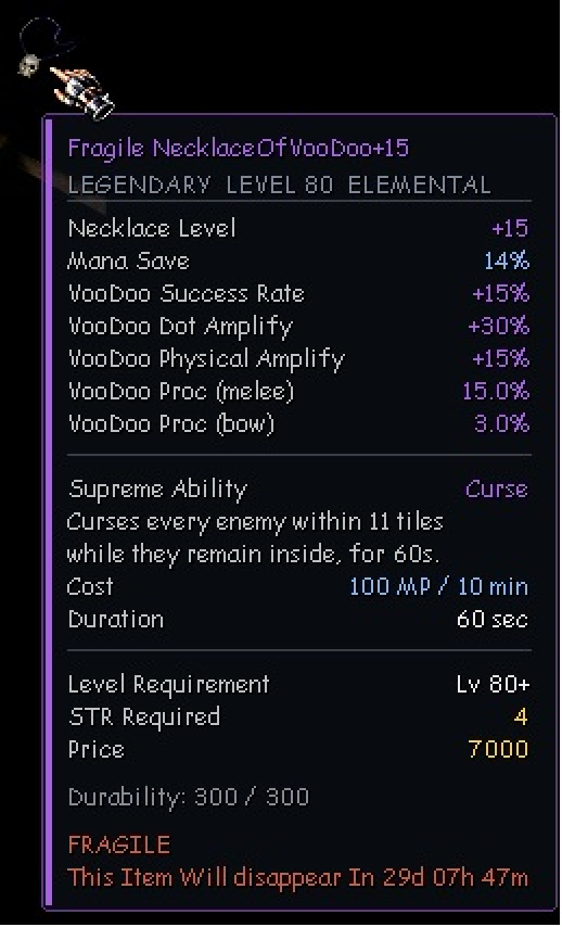 Necklace Of VooDoo +15